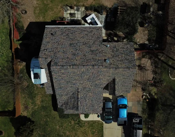 Owens Corning Duration Summer Harvest shingles on a roof replacement by Baker Home Exteriors