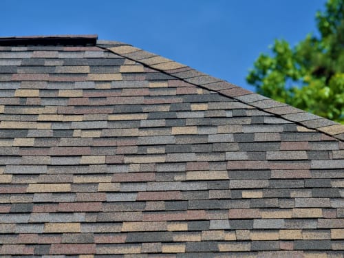 Owens Corning Duration Summer Harvest shingles on a completed roof replacement