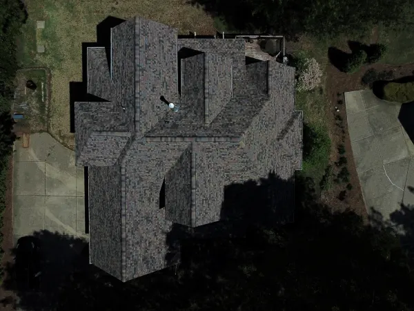 Owens Corning Duration Summer Harvest shingles on a roof replacement by Baker Home Exteriors