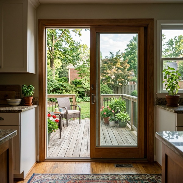 Sliding Patio Doors installed by Baker Home Exteriors