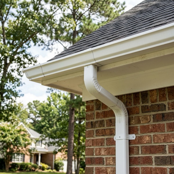 Seamless Aluminum (K-Style) installed by Baker Home Exteriors