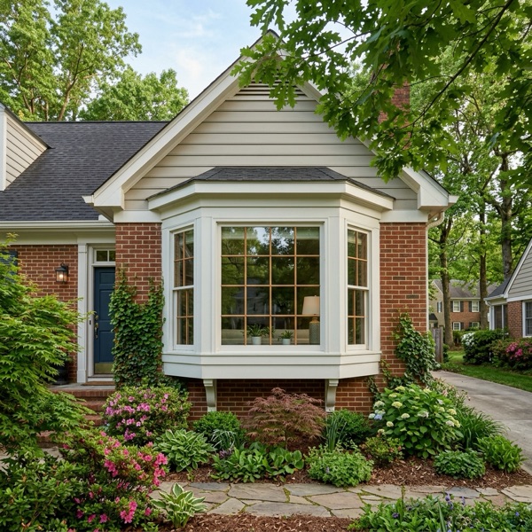Bay & Bow Windows installed by Baker Home Exteriors