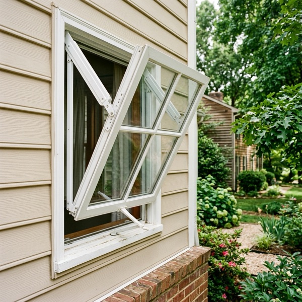 Casement Windows installed by Baker Home Exteriors