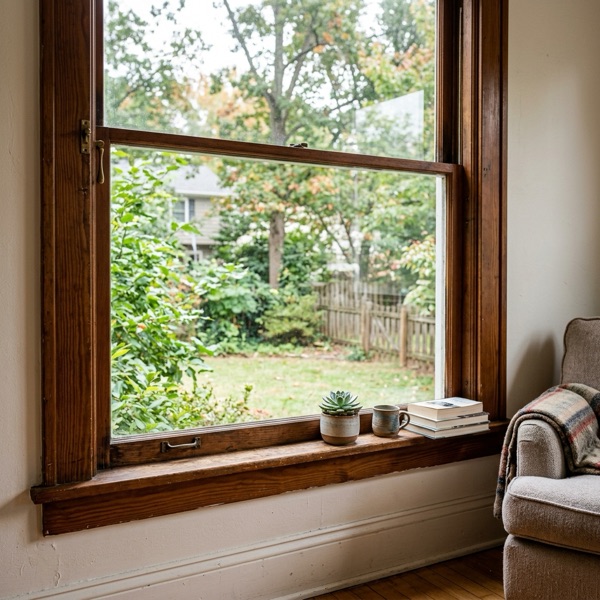 Wood Windows installed by Baker Home Exteriors