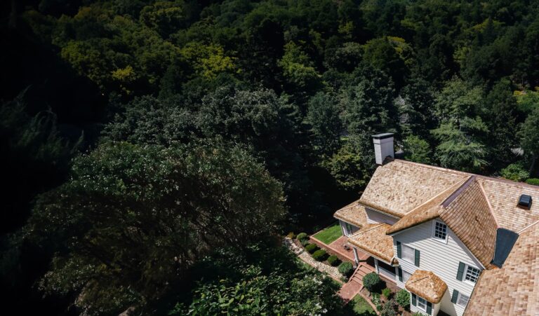 Decorative image of cedar roof