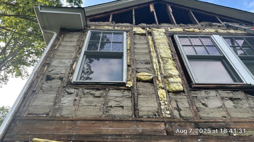 Asheville window replacement in progress